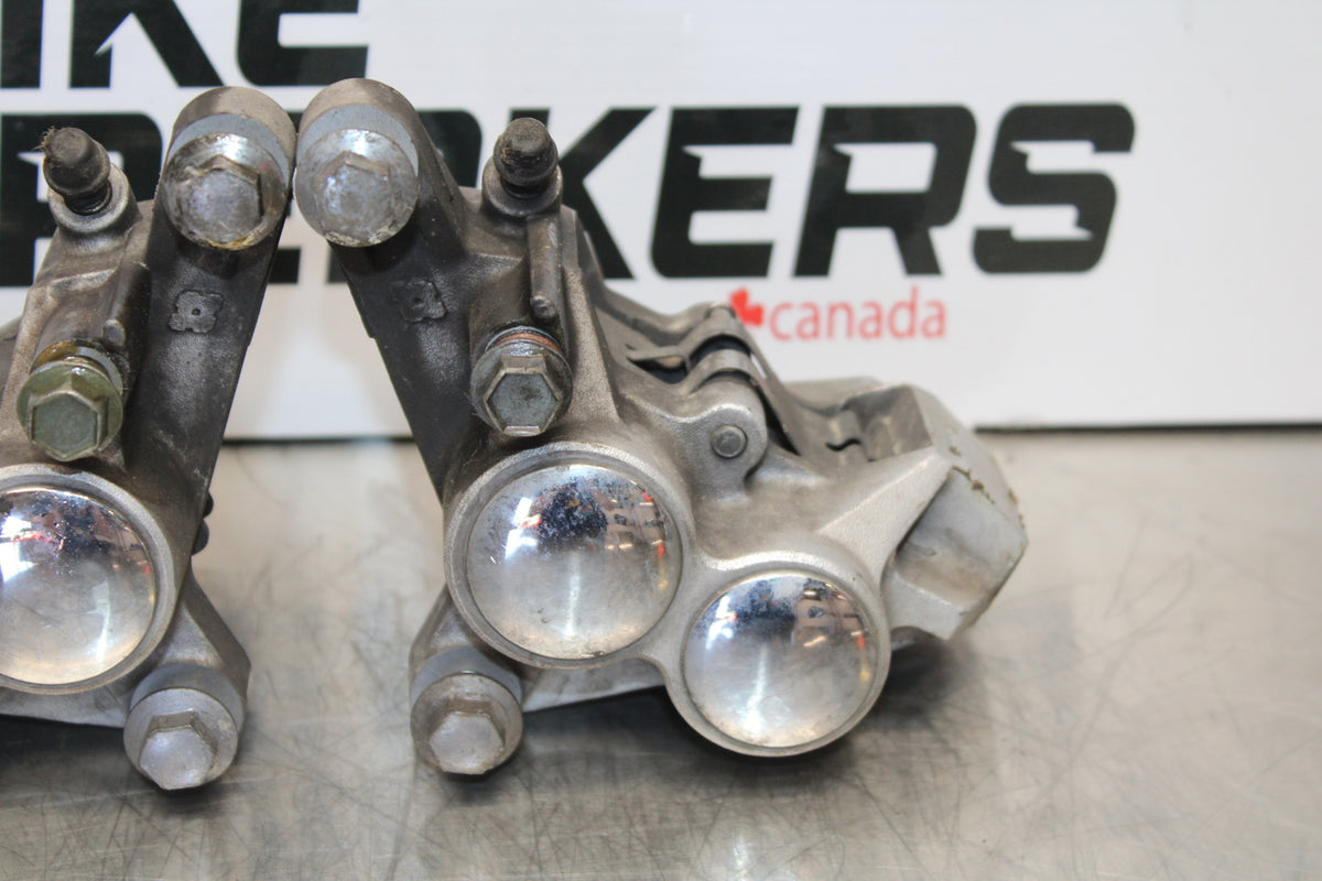 04 YAMAHA ROAD STAR XV1700A RIGHT LEFT FRONT BRAKE CALIPER SET BB155