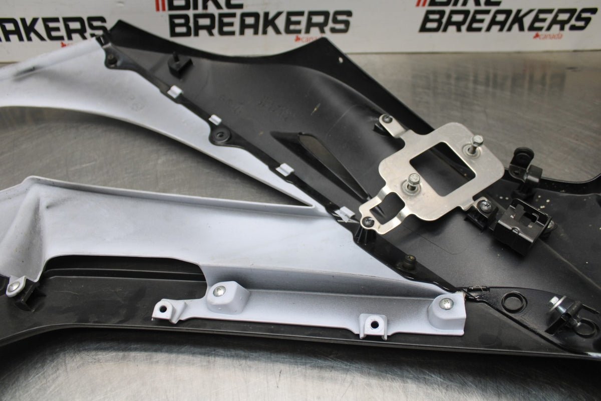 11-15 KAWASAKI NINJA ZX10R LEFT LOWER MID UPPER SIDE FAIRING COWL BB840