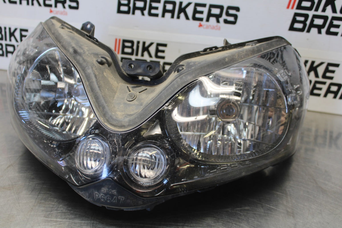 09 KAWASAKI CONCOURS 14 ZG1400B FRONT HEADLIGHT HEAD LIGHT LAMP BB875