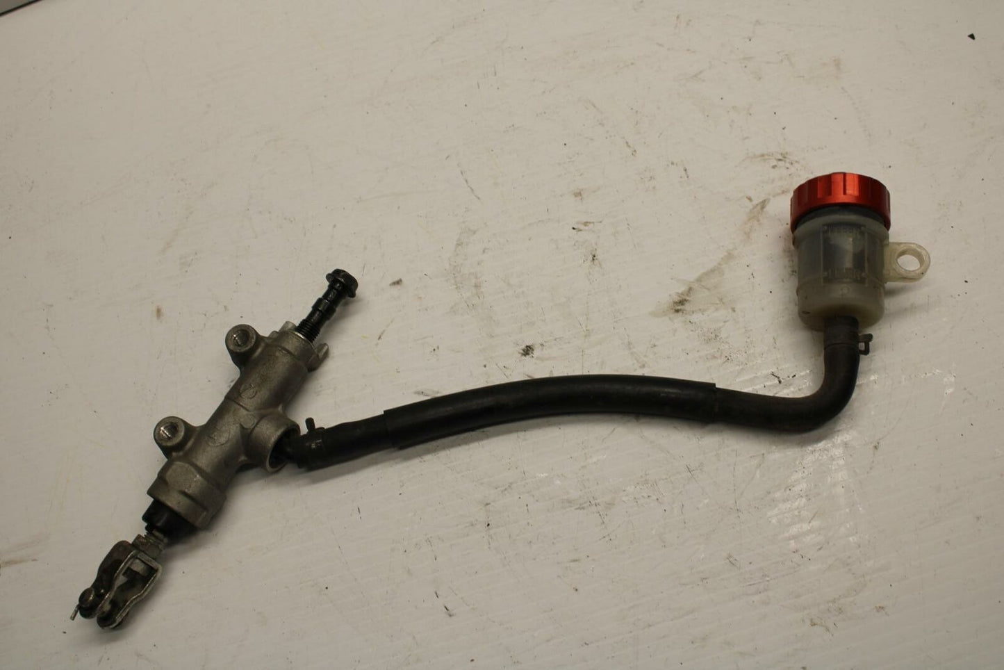 11-12 KAWASAKI Z1000 REAR BACK BRAKE MASTER CYLINDER W RESERVOIR BB249