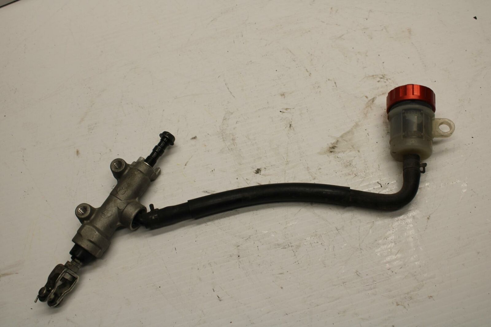 11-12 KAWASAKI Z1000 REAR BACK BRAKE MASTER CYLINDER W RESERVOIR BB249