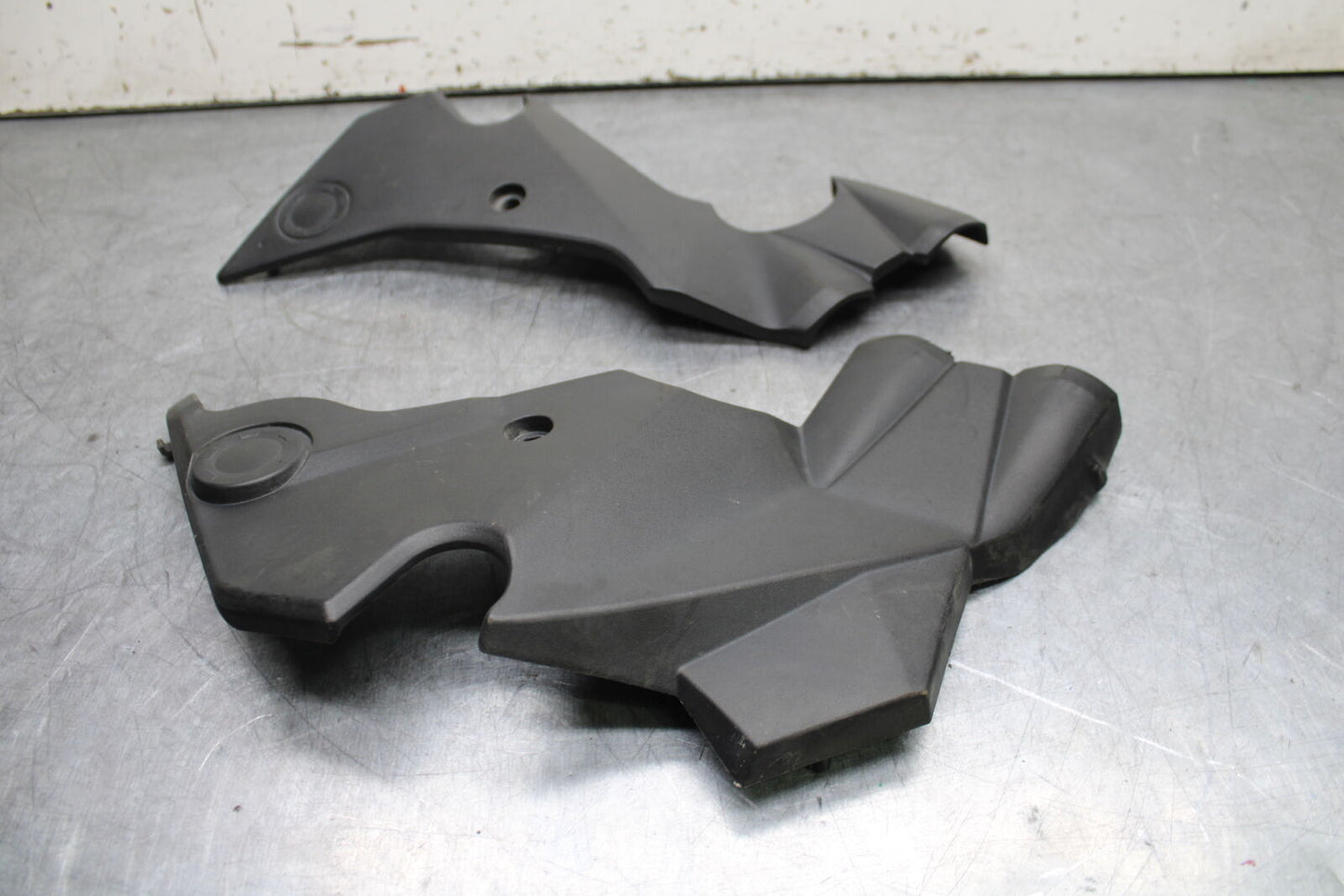 12-17 KAWASAKI ER-6N Z650 RIGHT LEFT FRAME MID SIDE COVERS COWLS TRIM BB709