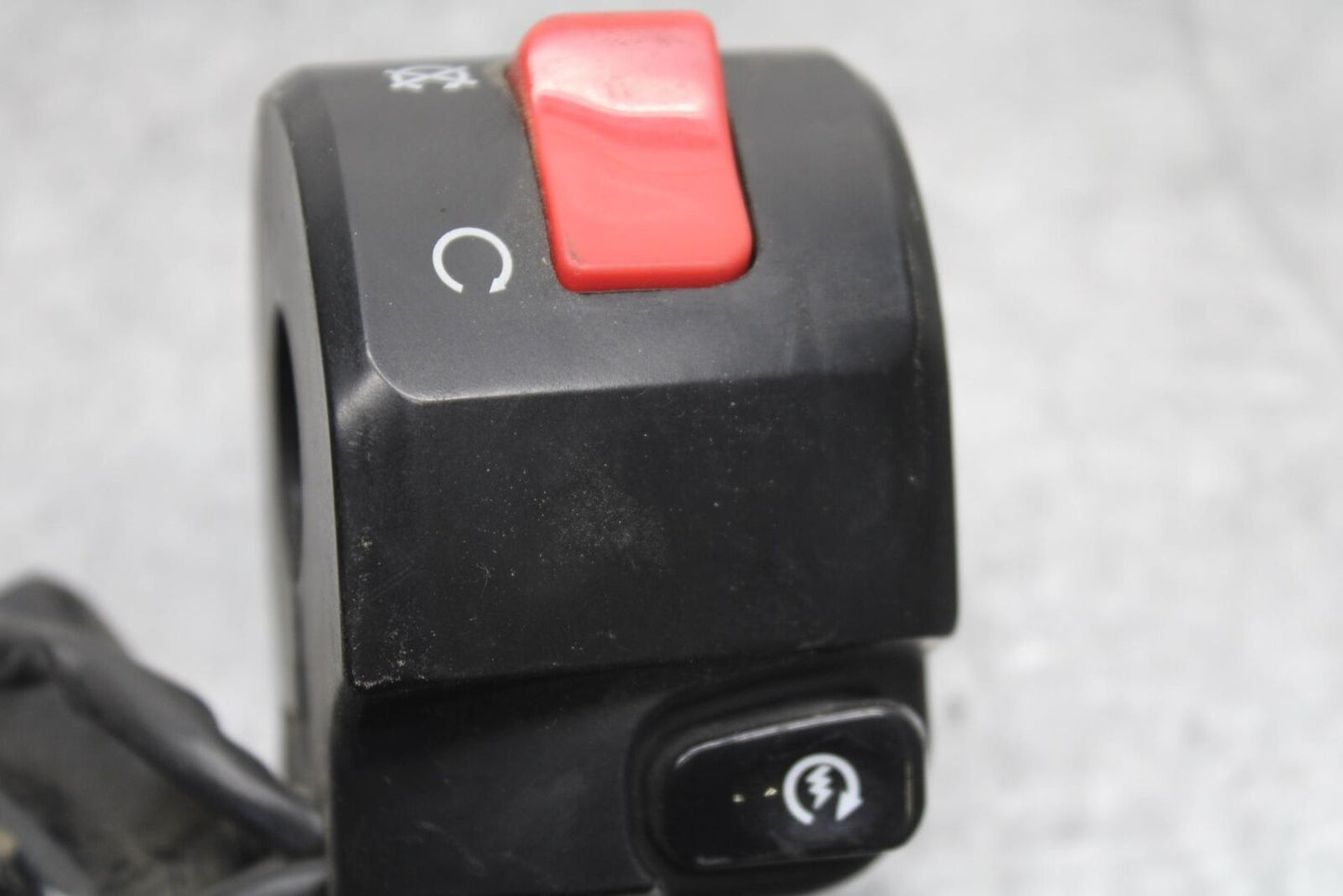 15-16 KAWASAKI EX300 RIGHT CLIP ON HANDLE KILL OFF START SWITCH  BB635