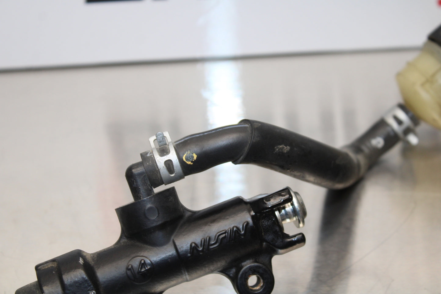 11 SUZUKI GSXR1000 REAR BACK BRAKE MASTER CYLINDER W RESERVOIR BB142