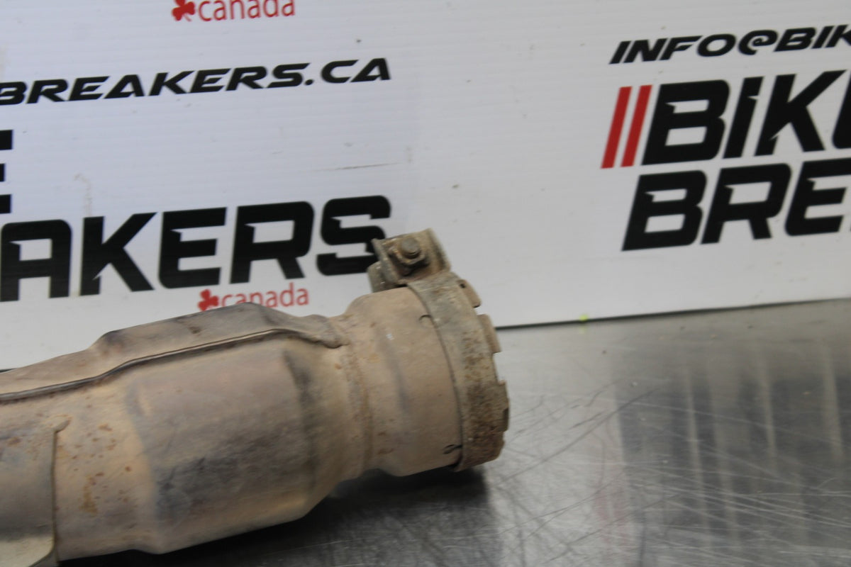 04-05 YAMAHA YZF R1 LINK EXHAUST PIPE MUFFLER SLIP ON CAN SILENCER  BB173