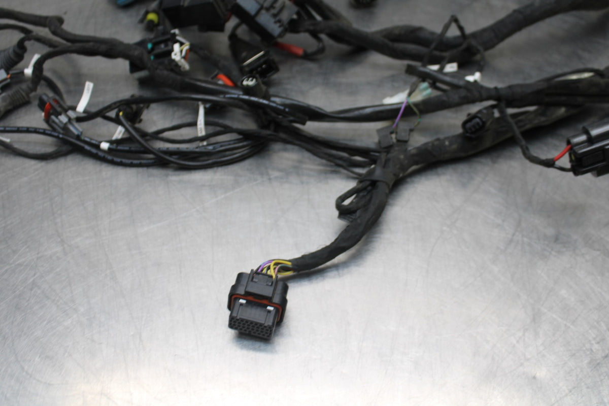 16 DUCATI 959 PANIGALE MAIN ENGINE WIRING HARNESS MOTOR WIRE LOOM BB912