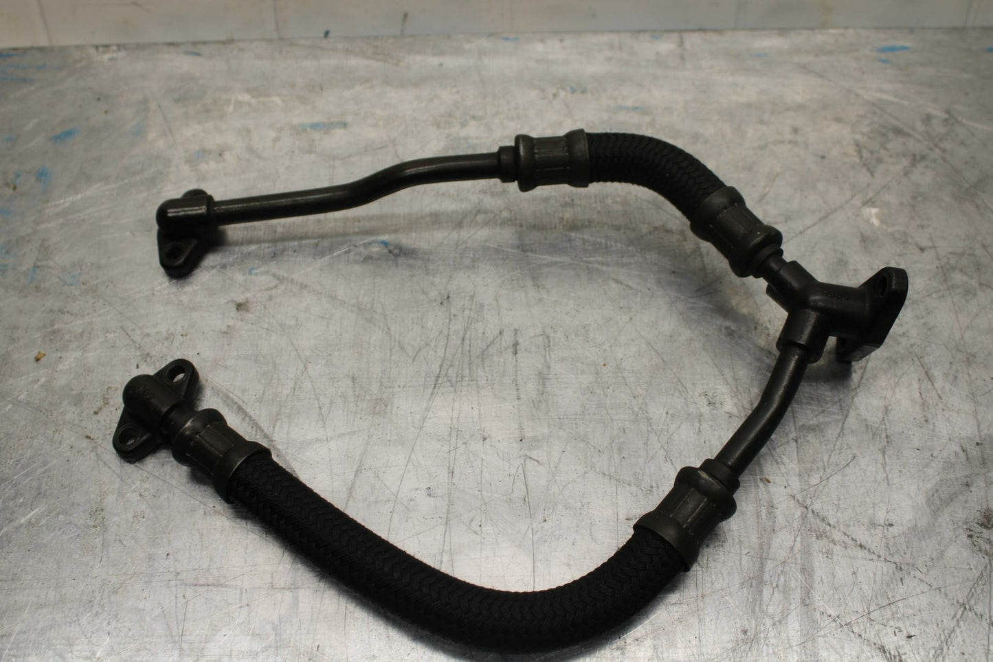86 SUZUKI GSXR1100 G ENGINE MOTOR OIL COOLER HOSES BB413 B