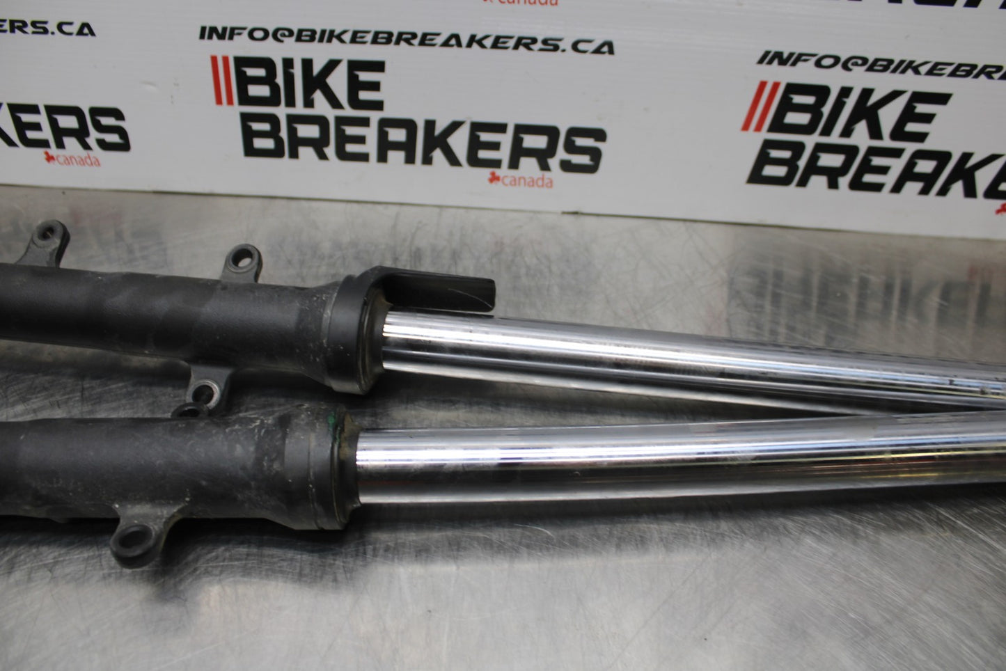 13-17 KAWASAKI NINJA 300 EX300 ABS FRONT FORKS SHOCK SUSPENSION SET PAIR BB187