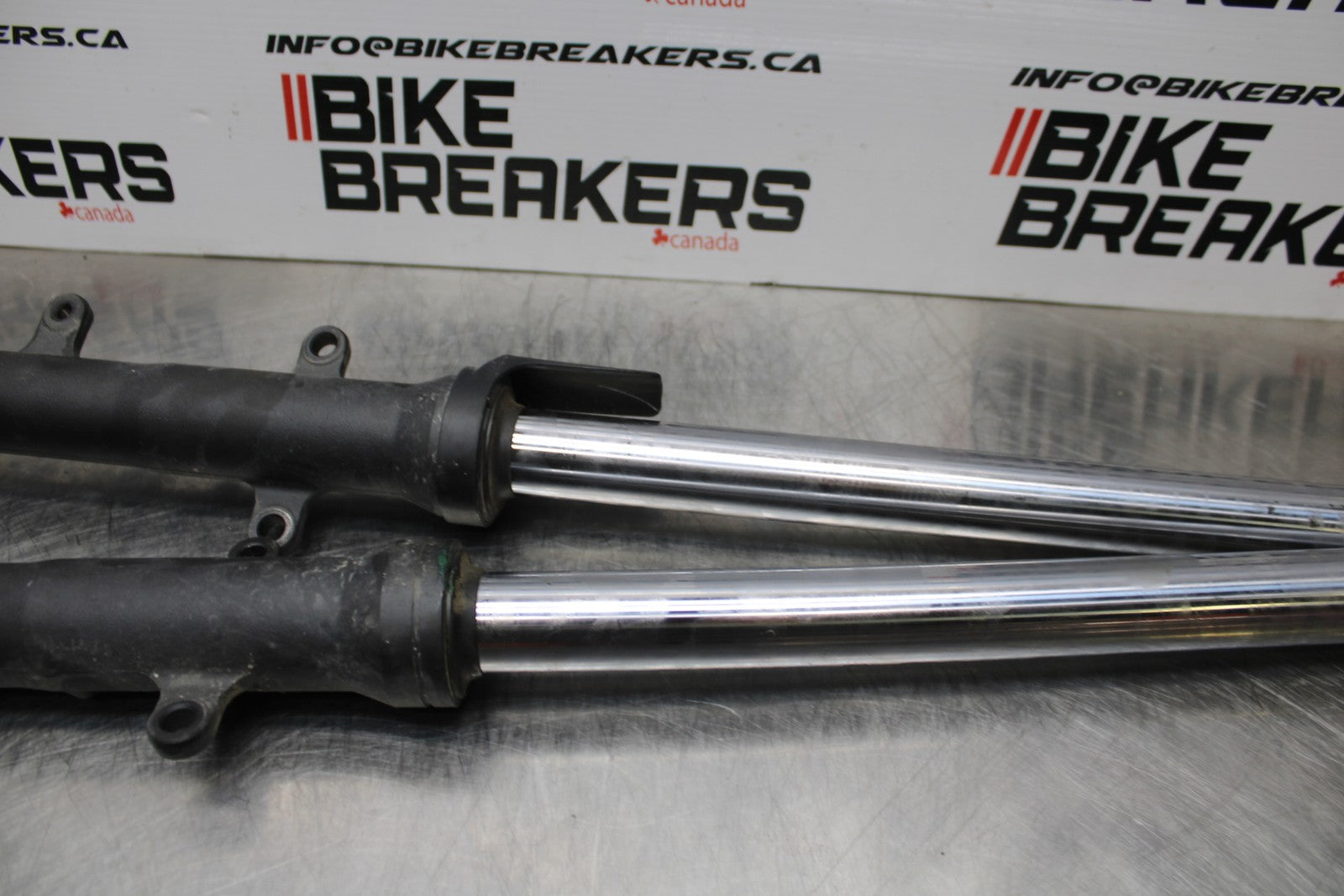 13-17 KAWASAKI NINJA 300 EX300 ABS FRONT FORKS SHOCK SUSPENSION SET PAIR BB187