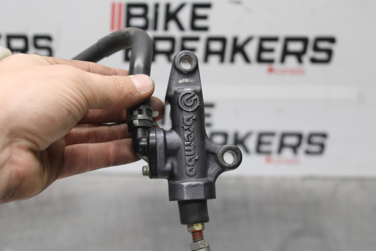 03 YAMAHA YZF R1 REAR BACK BRAKE MASTER CYLINDER W RESERVOIR BB895