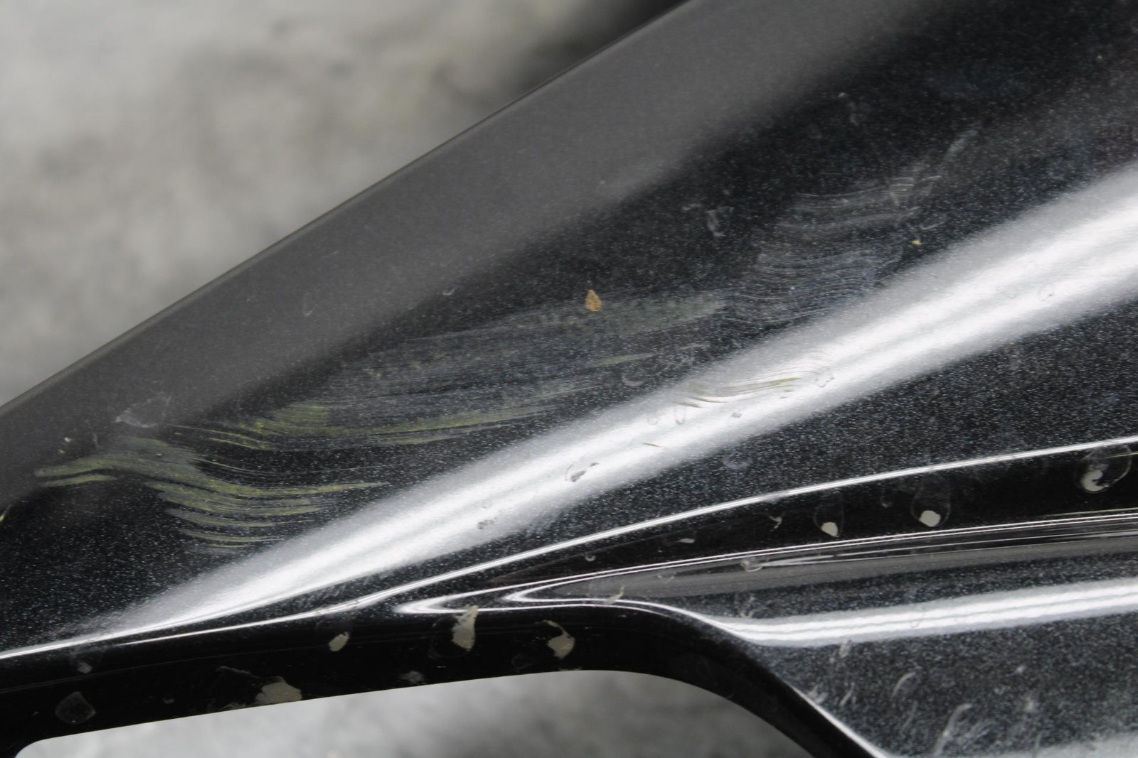 09-12 KAWASAKI NINJA ZX6R RIGHT FRONT SIDE FAIRING COWL SHROUD BB640