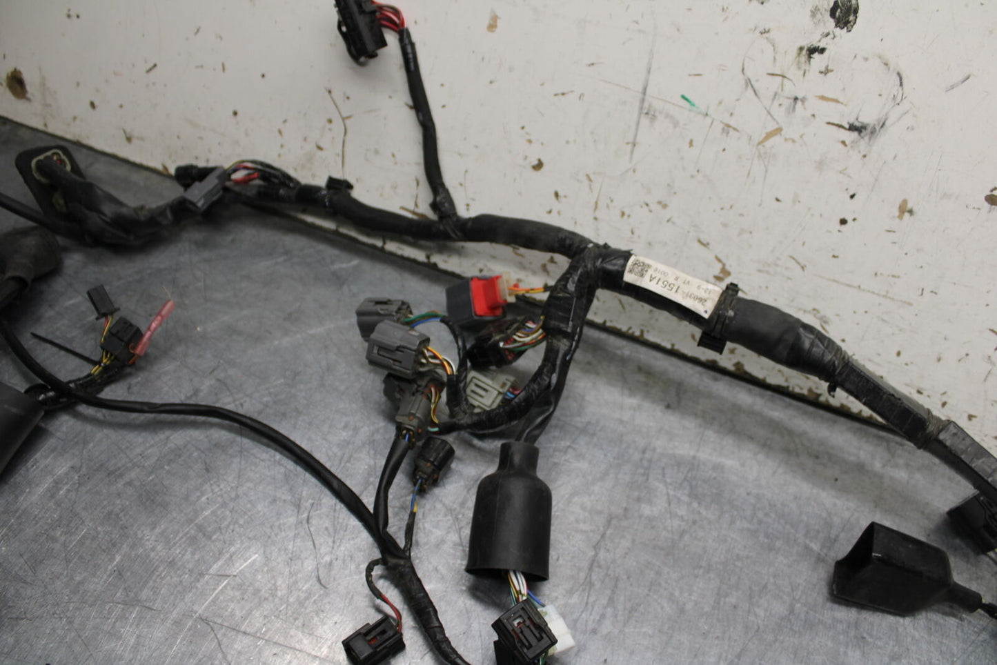 13-17 KAWASAKI NINJA ZX6R ZX636E MAIN ENGINE WIRING HARNESS WIRE LOOM BB735