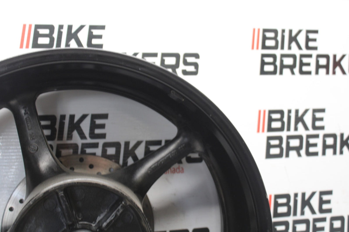 08-16 YAMAHA YZF R6 REAR WHEEL BACK RIM & ROTOR BB929
