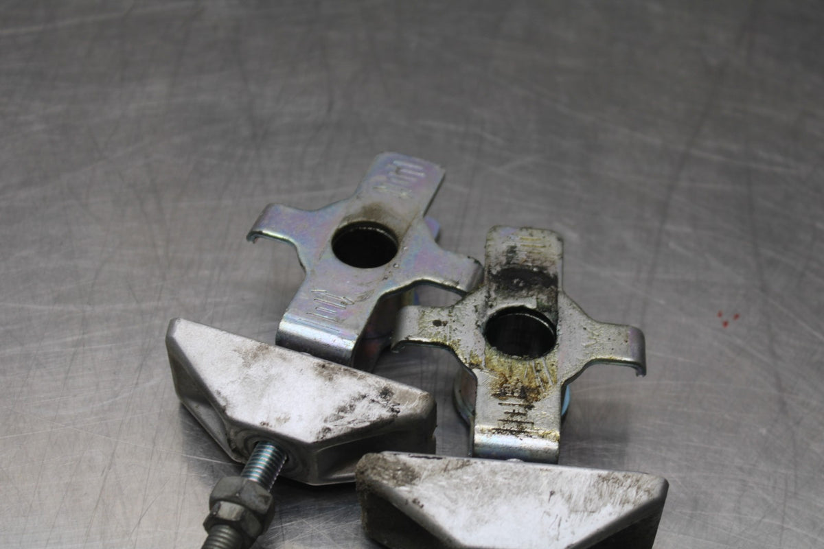 18 HONDA CB500F SWINGARM CHAIN TENSIONER ADJUSTMENT BRACKETS  BB861