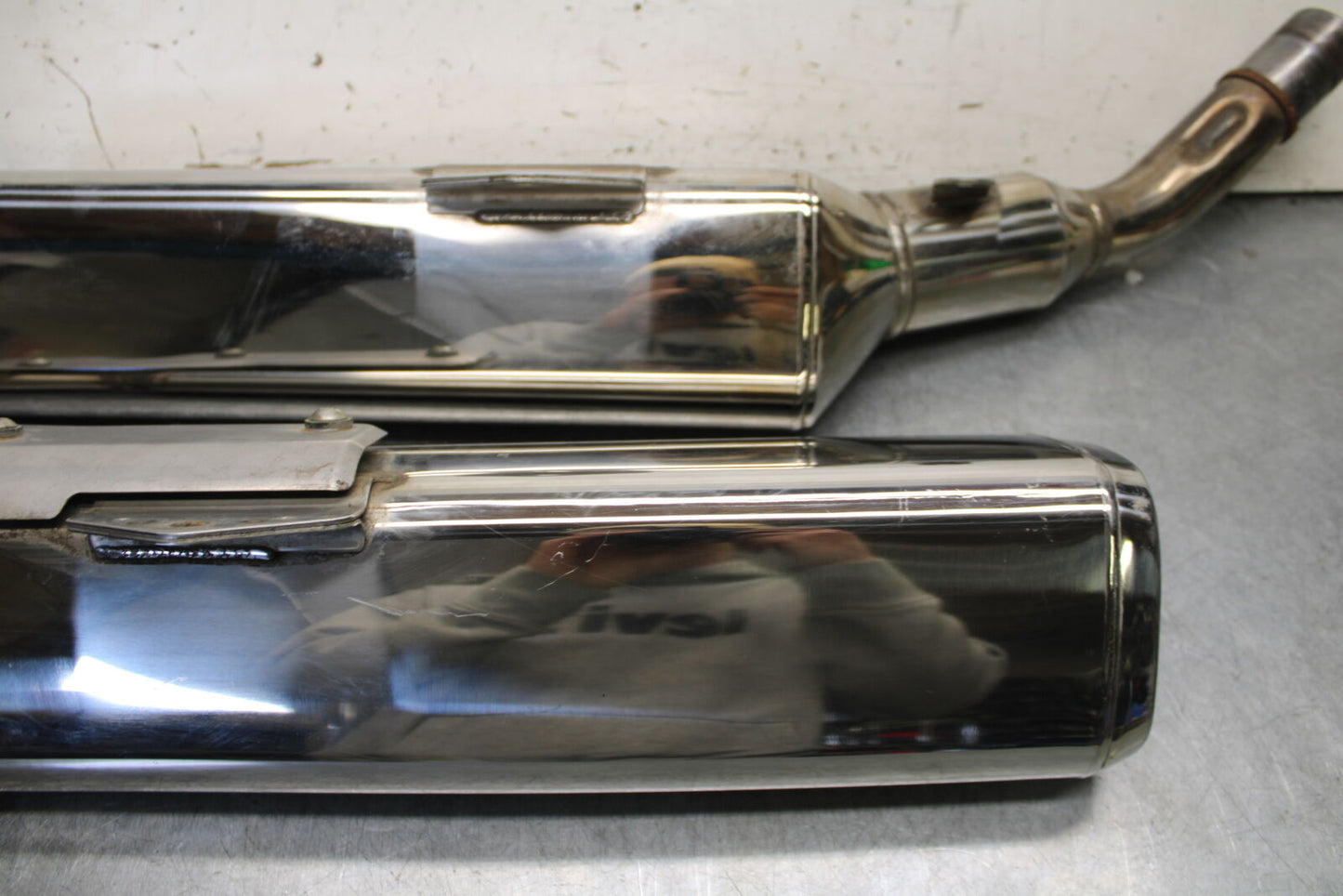 04-12 HONDA ST1300A MUFFLER EXHAUST SILENCER PIPE BB669