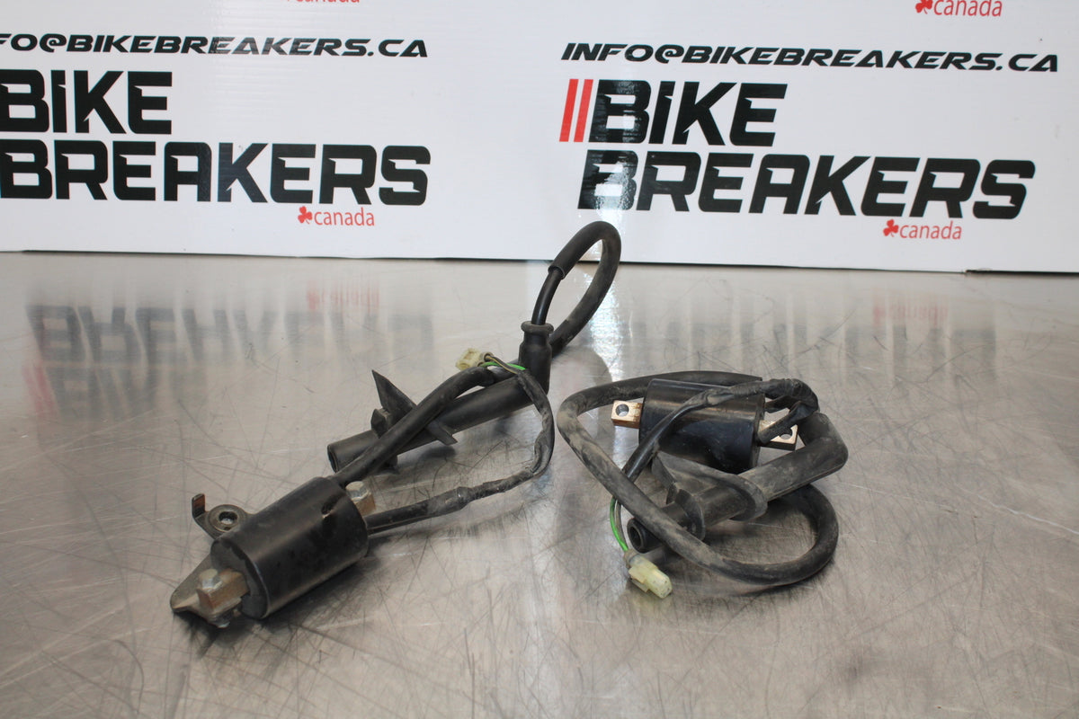 98-05 HONDA SUPER HAWK 1000 VTR1000F IGNITION COILS COIL SPARK PLUG CAPS BB152