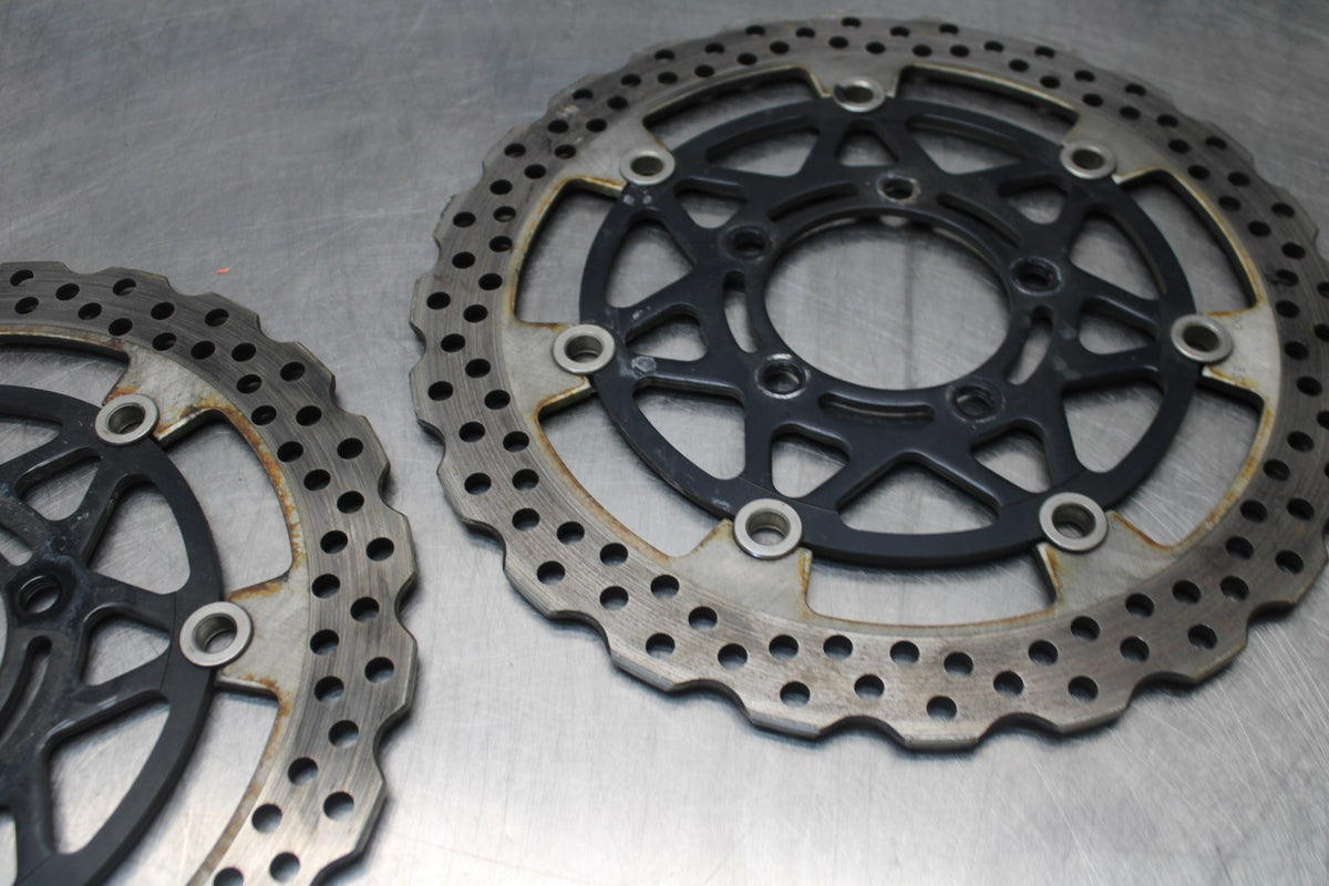 13-18 KAWASAKI NINJA ZX6R FRONT LEFT RIGHT BRAKE ROTORS DISCS BB915