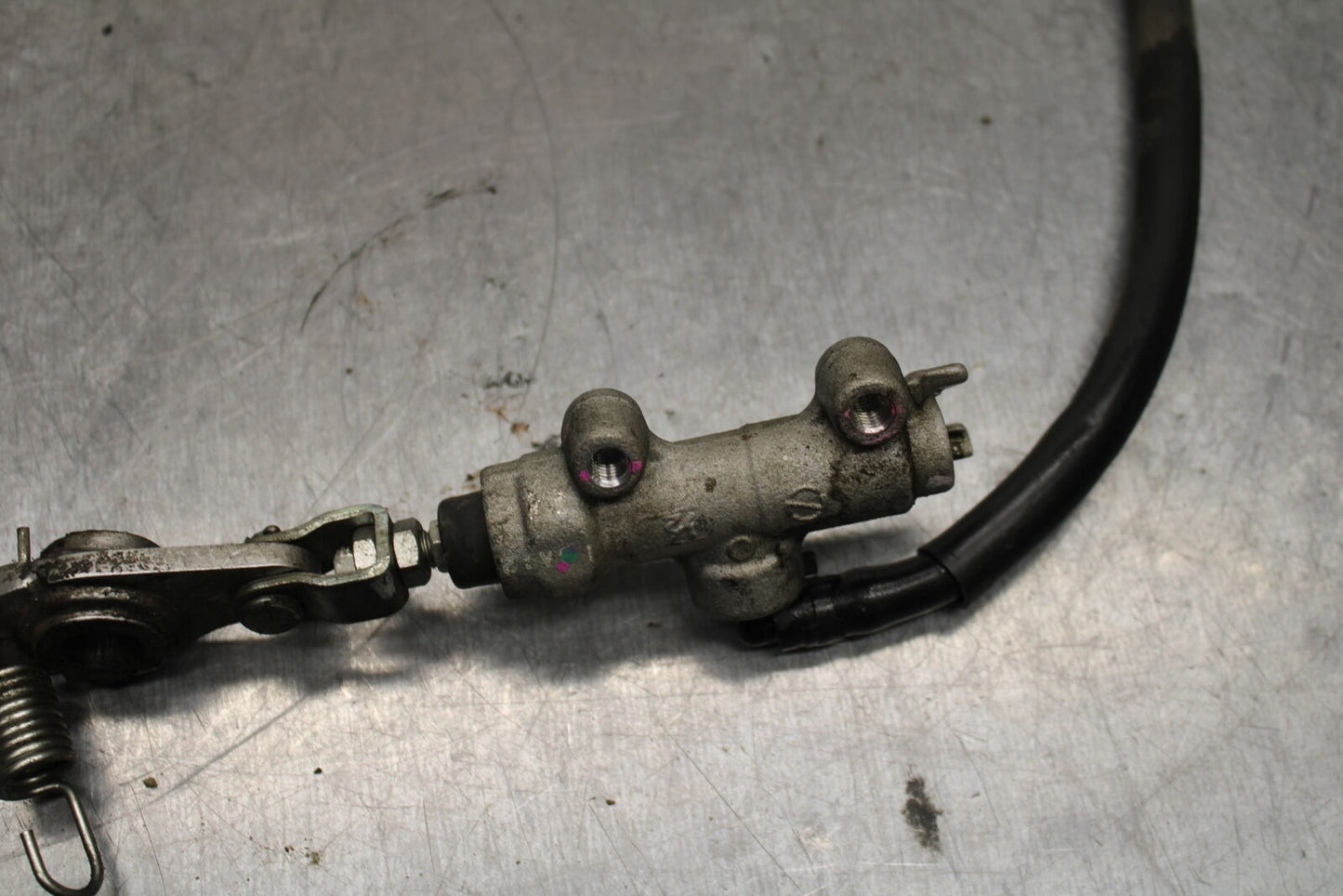 14-15 KAWASAKI NINJA 650 EX650F ABS REAR BRAKE MASTER CYLINDER W RESERVOIR BB741