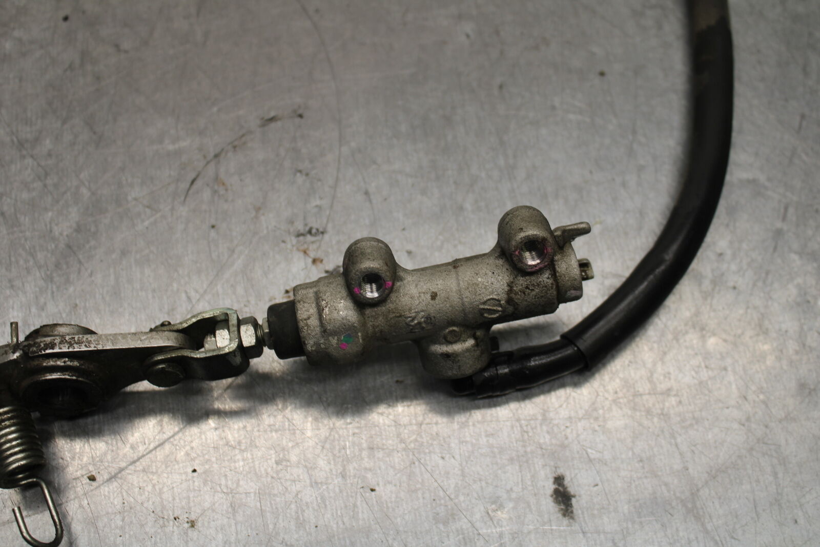 14-15 KAWASAKI NINJA 650 EX650F ABS REAR BRAKE MASTER CYLINDER W RESERVOIR BB741