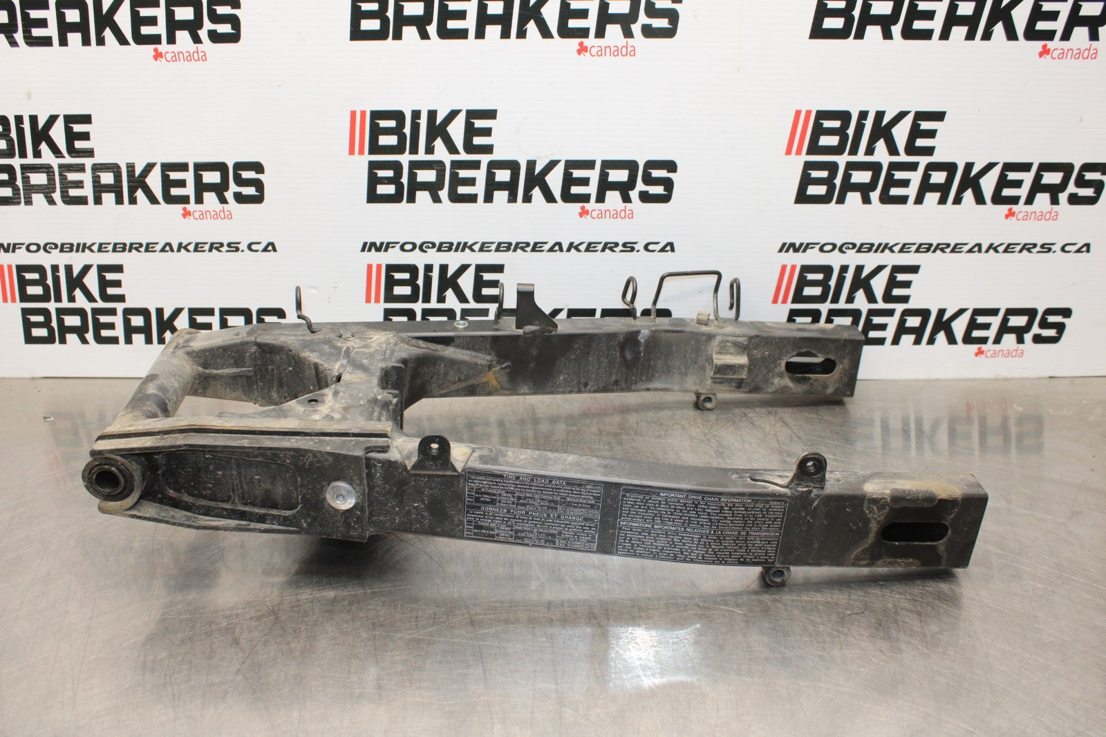 13-17 KAWASAKI NINJA 300 EX300 ABS REAR SWINGARM BACK SUSPENSION SWING ARM BB187