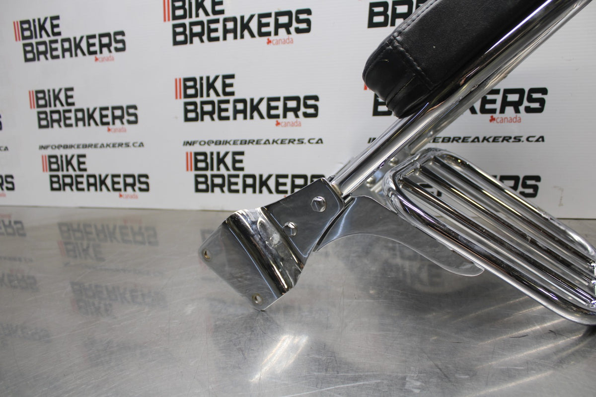 03-08 KAWASAKI VULCAN 1600 BACK REST SISSY BAR/ REAR RACK BB196