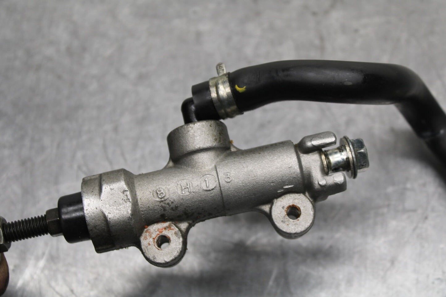 08-10 SUZUKI GSXR 600 REAR BACK BRAKE MASTER CYLINDER W RESERVOIR BB116