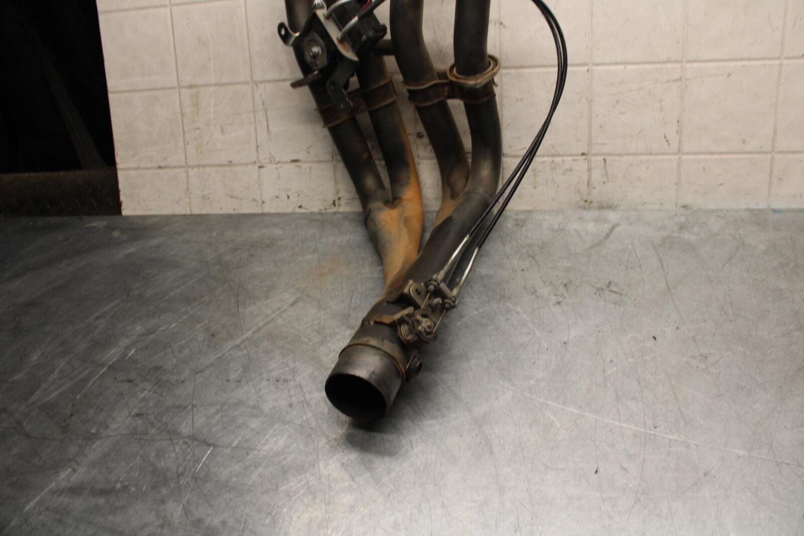 2008 Suzuki GSXR1000 EXHAUST HEADER PIPES MANIFOLD 14100-21H00 BB519