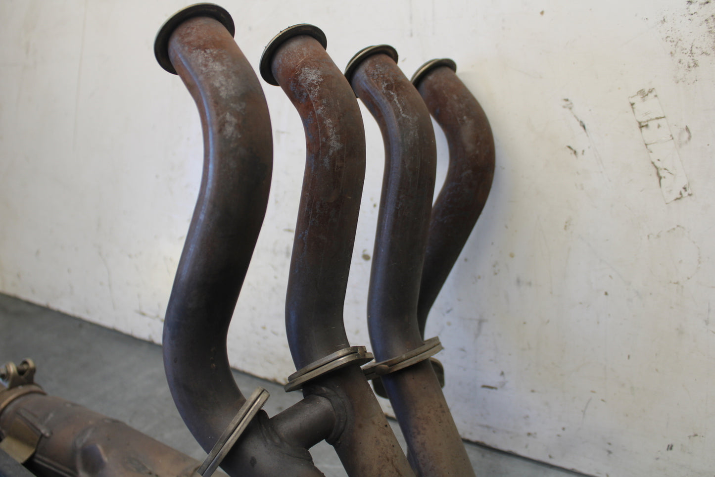 09-12 KAWASAKI NINJA ZX6R EXHAUST HEADER PIPES MANIFOLD BB698