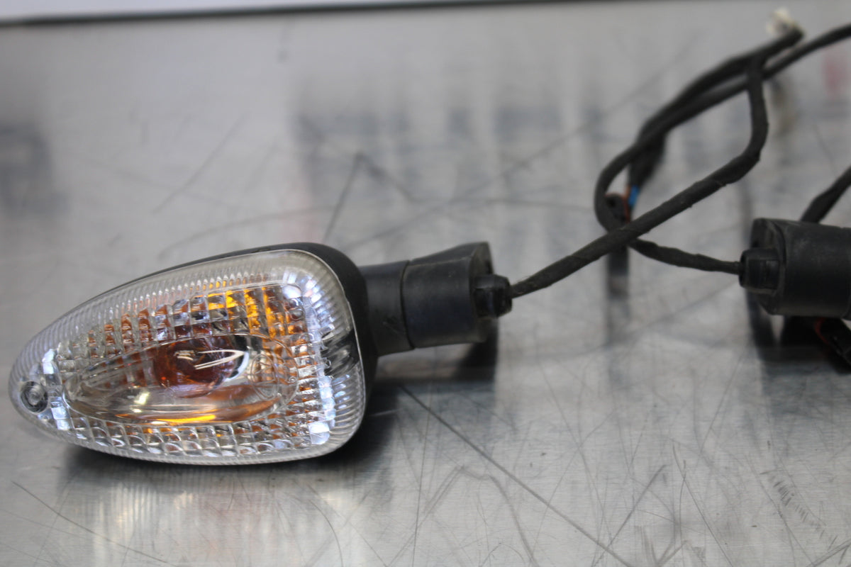06-12 BMW F800ST REAR LEFT RIGHT TURN SIGNALS LIGHT INDICATORS BB144
