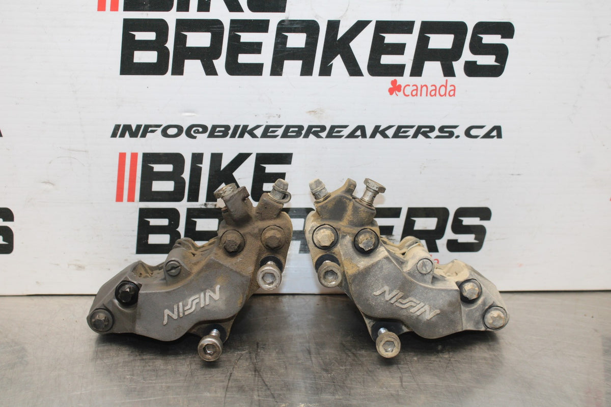98-05 HONDA SUPER HAWK 1000 VTR1000F FRONT BRAKE CALIPER SET PAIR BB821