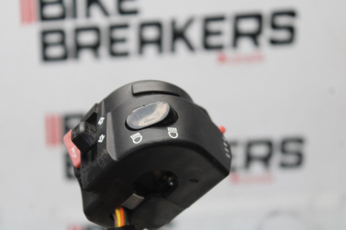 12 TRIUMPH STREET TRIPLE R LEFT CLIP ON HANDLE HORN SIGNALS SWITCHES BB914