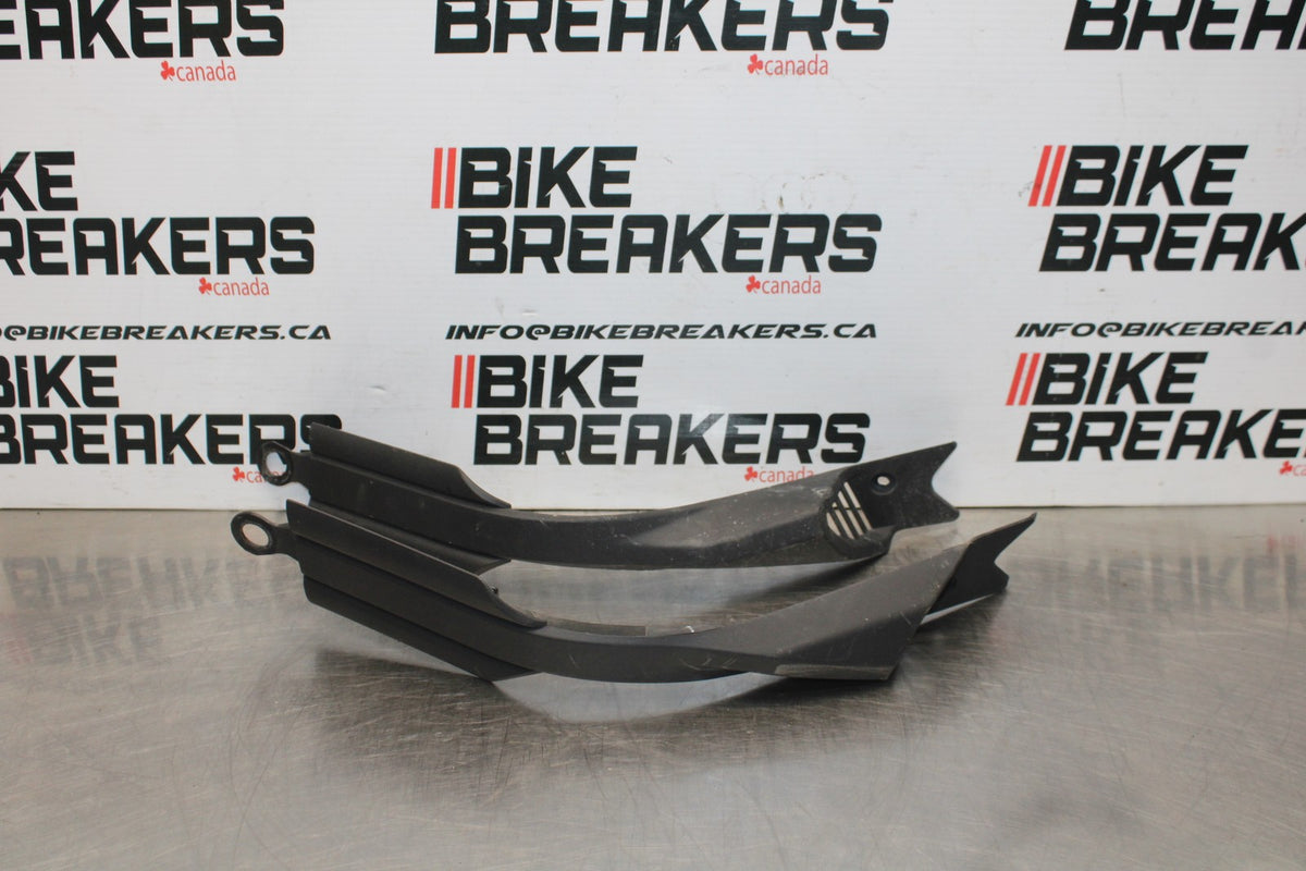 12-16 KAWASAKI NINJA 650 EX650F ABS RIGHT LEFT FRAME UPPER SIDE COVERS  BB860