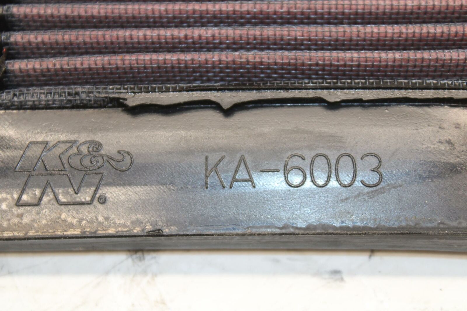 03-04 KAWASAKI NINJA ZX6RR K&N KA-6003 AIRBOX AIR INTAKE FILTER BB264