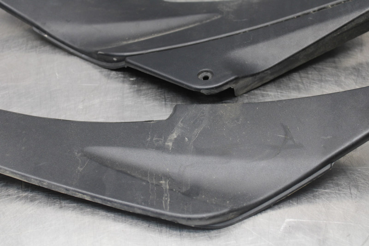 05-06 KAWASAKI NINJA ZX6R RIGHT LEFT GAS FUEL TANK PANELS COVERS TRIM COWL BB877