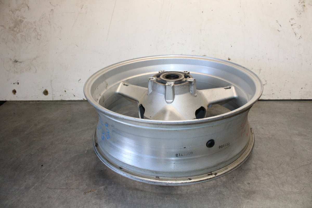 03-05 SUZUKI SV1000 REAR WHEEL BACK RIM BB405