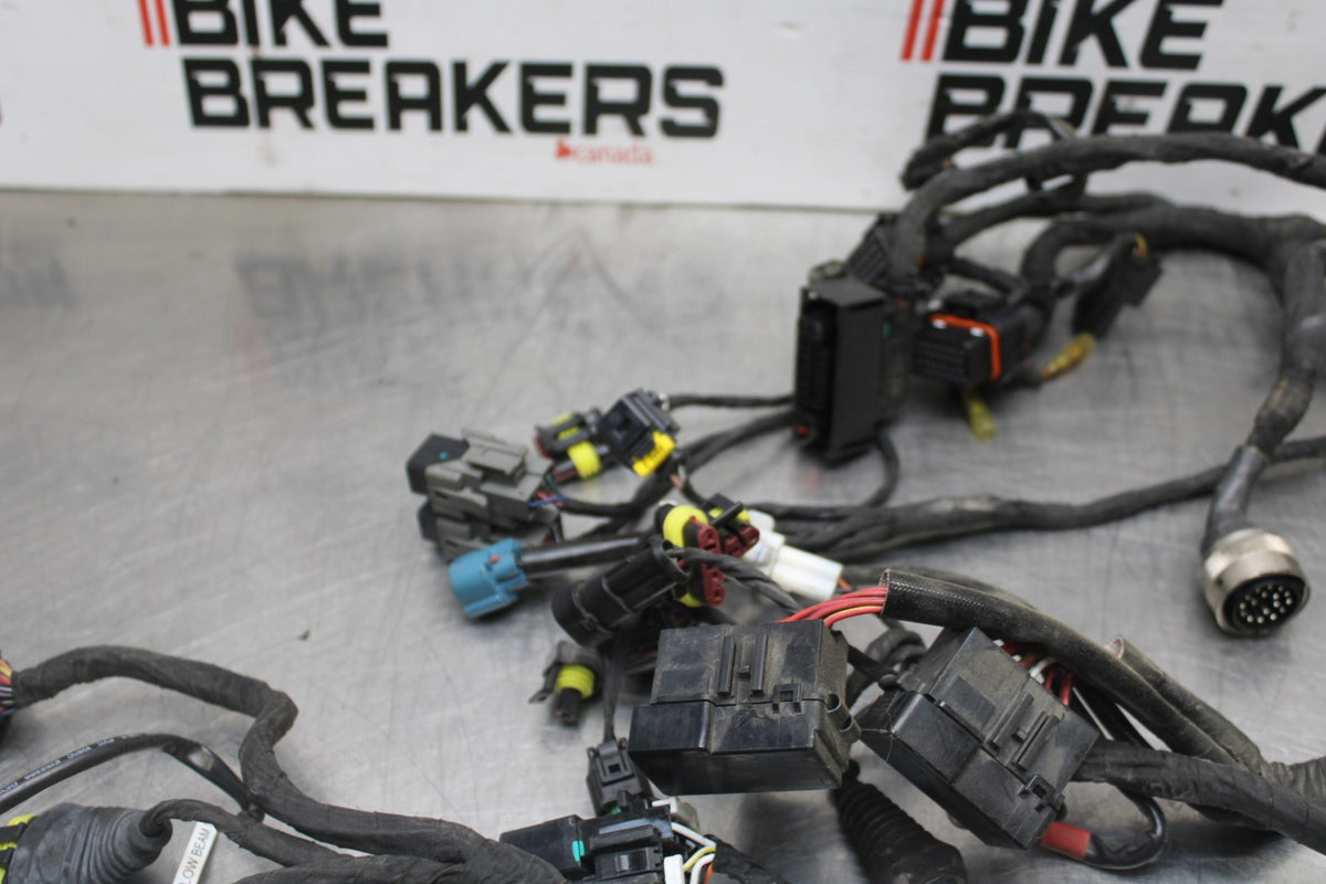 16 DUCATI 959 PANIGALE MAIN ENGINE WIRING HARNESS MOTOR WIRE LOOM BB912