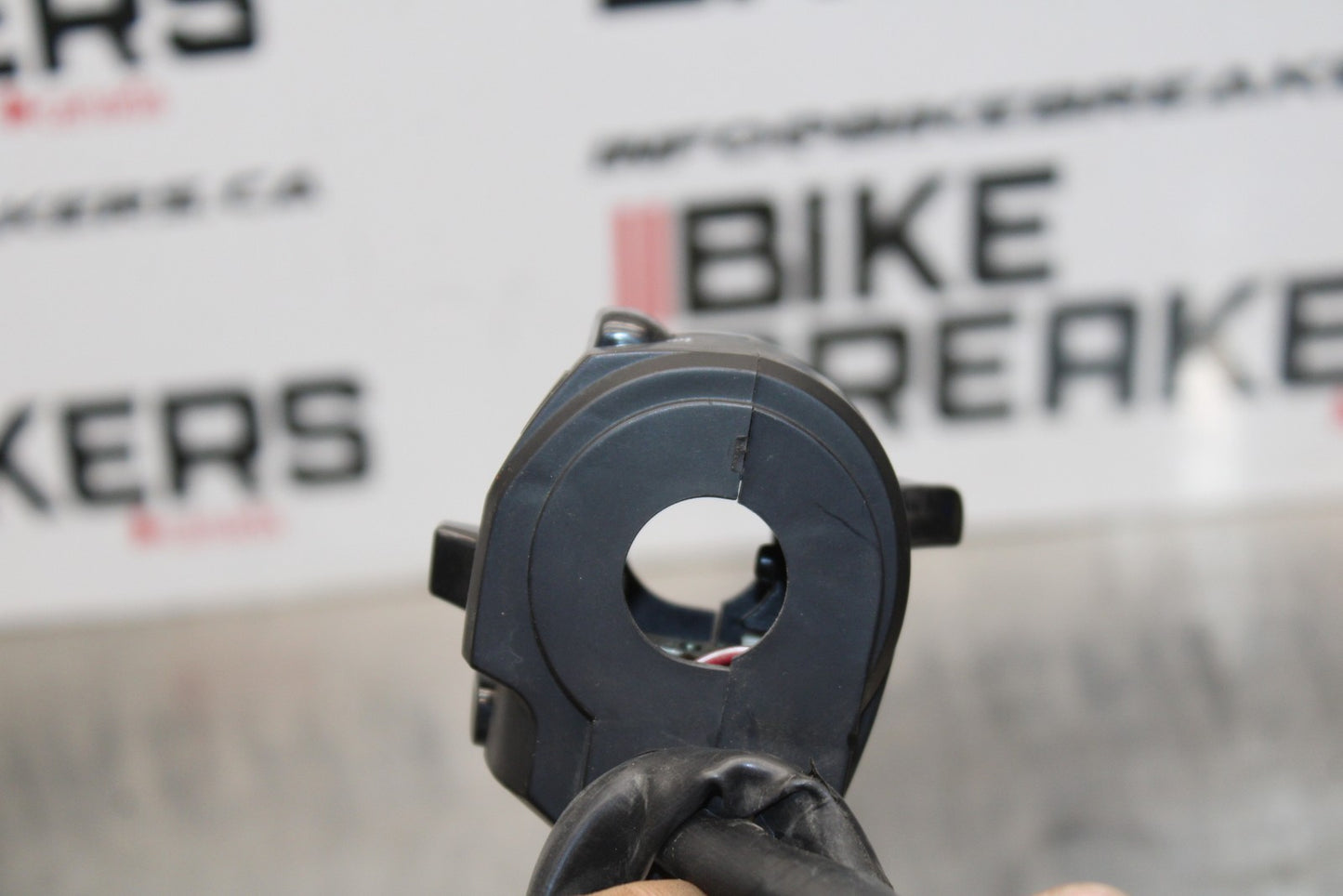 13-17 KAWASAKI NINJA 300 EX300 ABS LEFT CLIP ON HORN SIGNALS SWITCH BB187