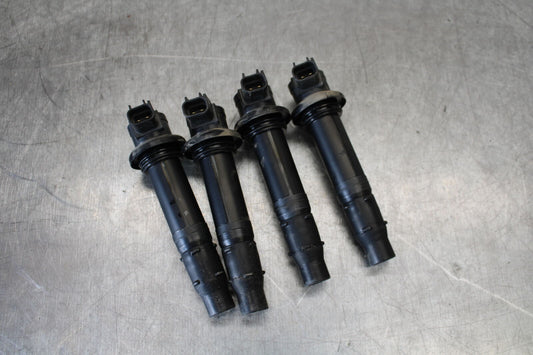 08-09 YAMAHA YZF R6S IGNITION COILS COIL SPARK PLUG CAPS 5SL-82310-20-00 BB178