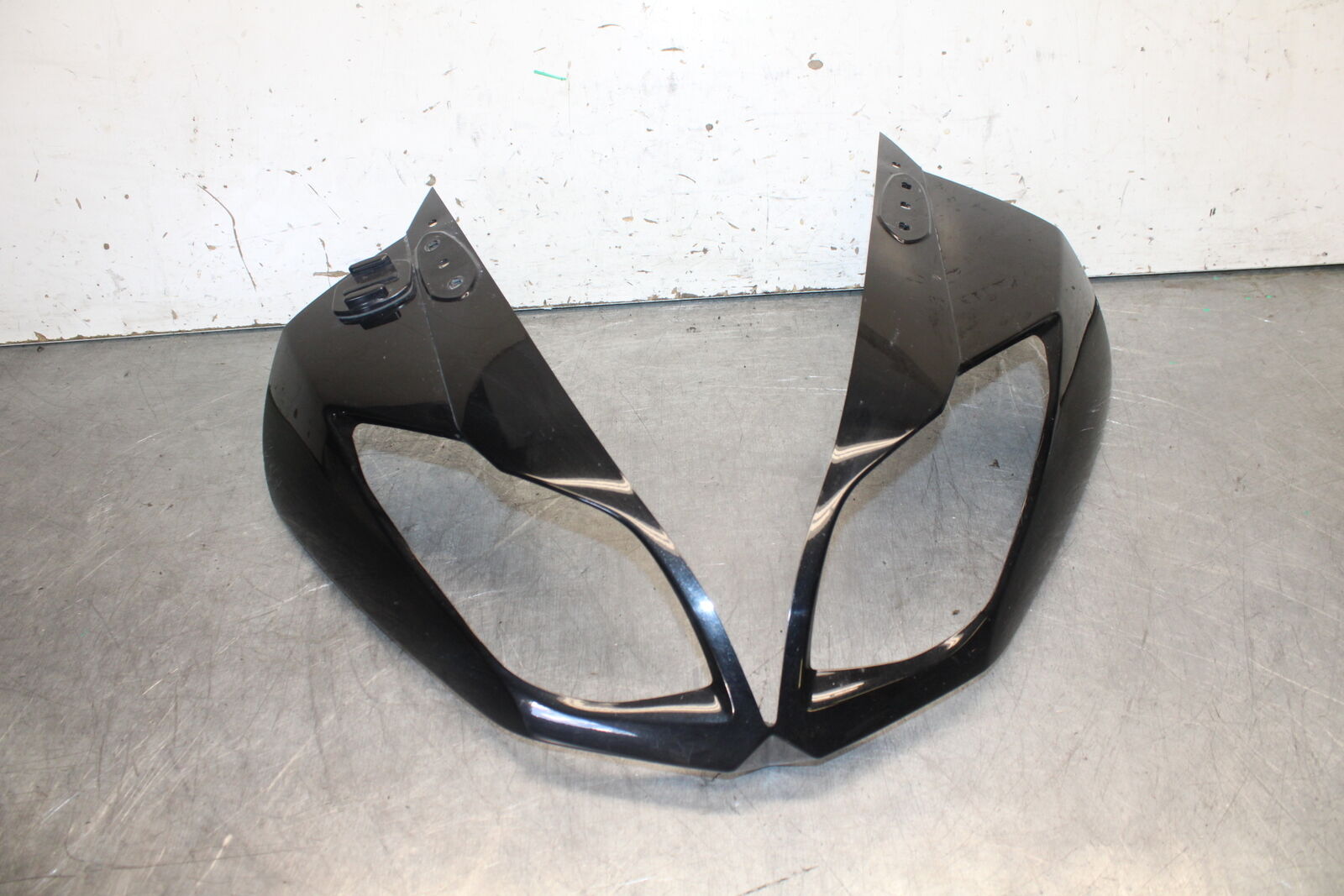 09-12 KAWASAKI NINJA ZX6R FRONT UPPER NOSE FAIRING SHROUD 55028-0251-H8  BB698