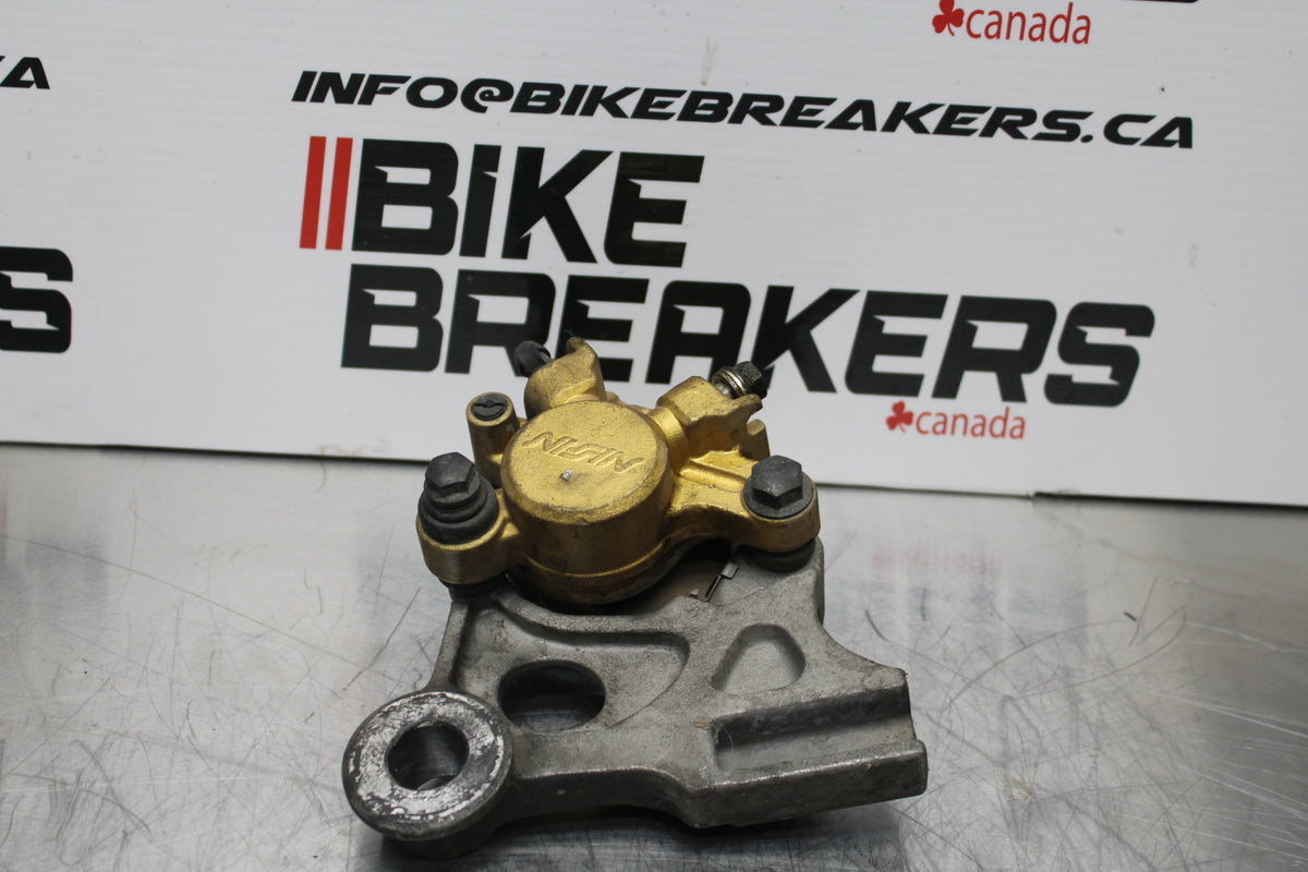 98-05 HONDA SUPER HAWK 1000 VTR1000F REAR BRAKE CALIPER W MOUNT BRACKET BB152 
