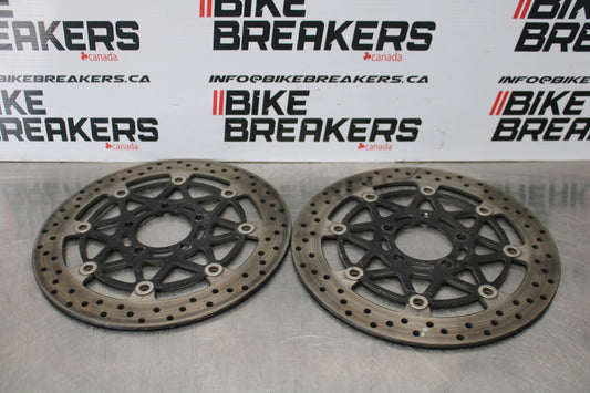 03-05 SUZUKI SV1000 FRONT LEFT RIGHT BRAKE ROTORS DISCS BB405