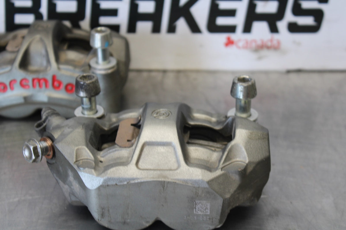 24 APRILIA TUONO V4 1100 FACTORY ABS FRONT BRAKE CALIPER SET PAIR BB887