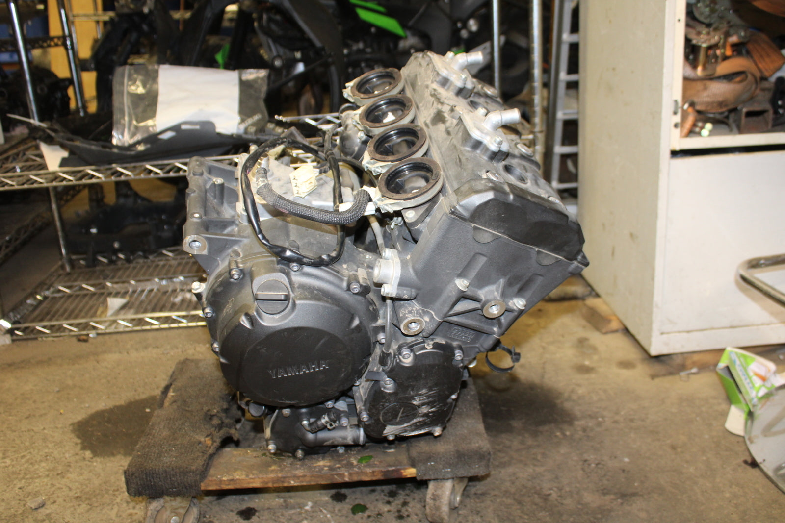 09-15 YAMAHA FZ6R ENGINE MOTOR   BB719