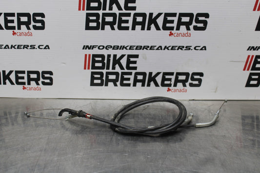 09-10 KAWASAKI ER-6N THROTTLE CABLES LINES BB205