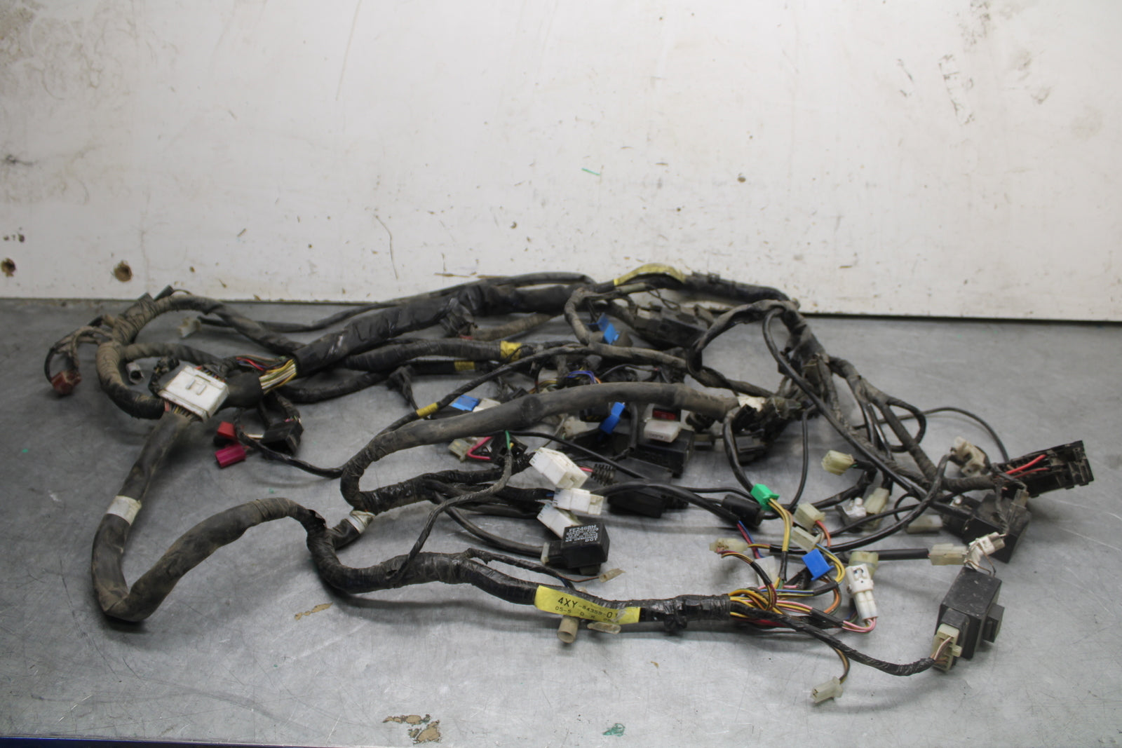 05-06 YAMAHA ROYAL STAR MAIN ENGINE WIRING HARNESS MOTOR WIRE LOOM BB697