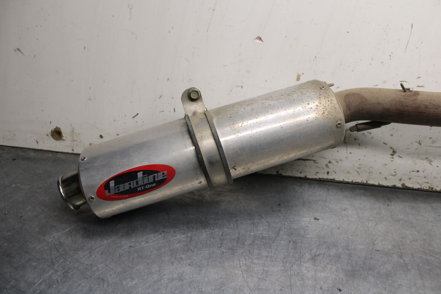 05-06 HONDA CBR600RR AFTERMARKET JARDINE EXHAUST PIPE MUFFLER SLIP ON BB739