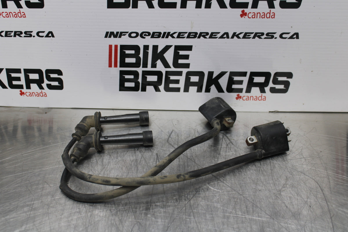 03 SUZUKI SV650S IGNITION COILS COIL SPARK PLUG CAPS BB167