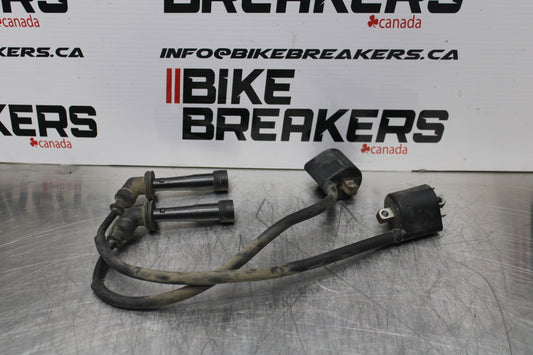 03 SUZUKI SV650S IGNITION COILS COIL SPARK PLUG CAPS BB167