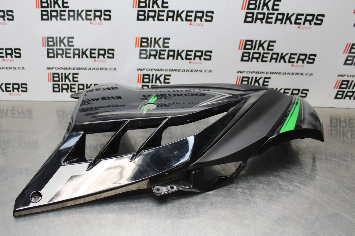 13-17 KAWASAKI NINJA 300 EX300 ABS LEFT MID UPPER SIDE FAIRING COWL BB187