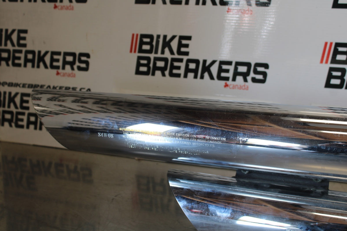 07 SUZUKI BOULEVARD M50 HEADER EXHAUST PIPE MUFFLERS BB897